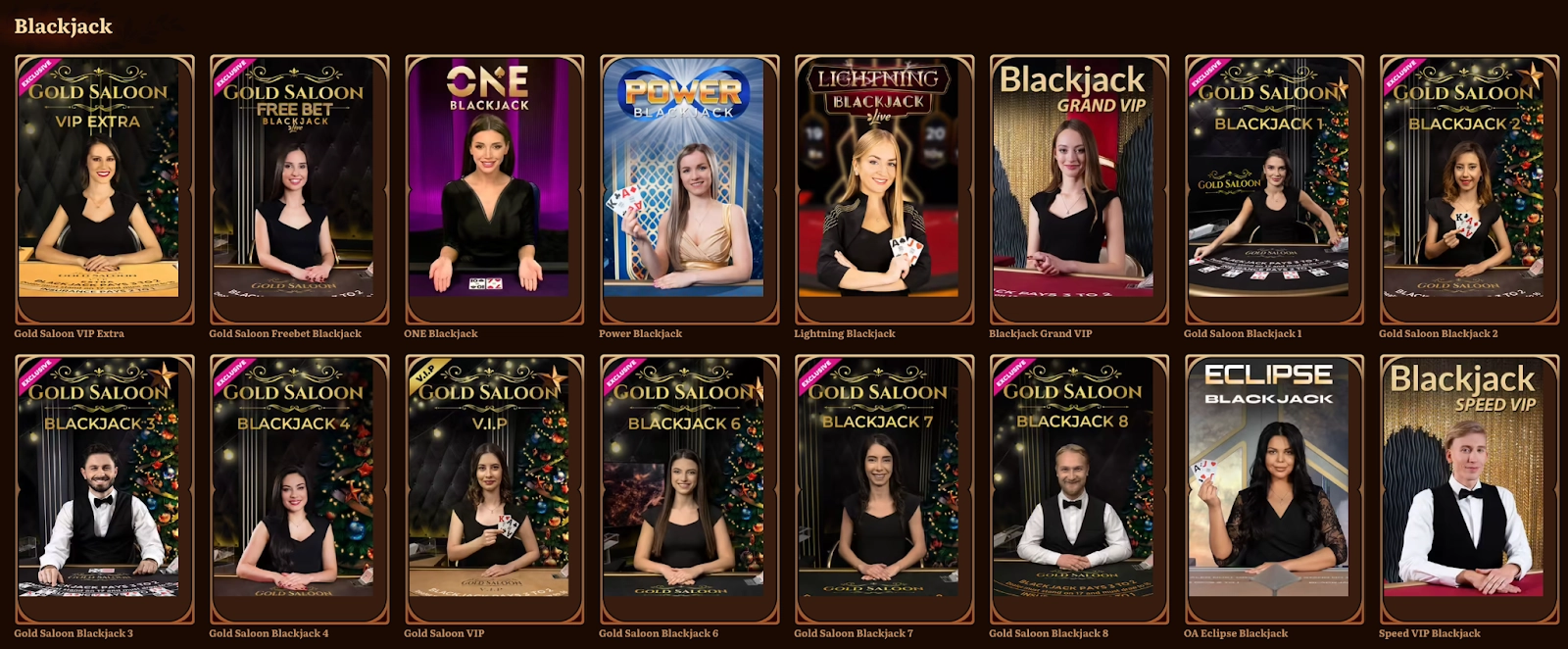 Giochi da tavolo – Blackjack su Wild Robin Casino